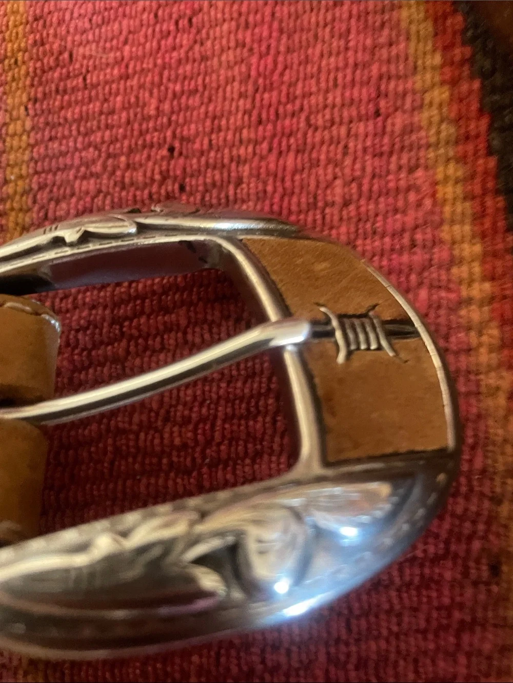 Justin Barbed Wire Men's Belt - Tan